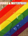 Duct Pride - Rainbow Tape | 1.88 in X 10 Yds a Roll | Vibrant Bright Colors | Easy to Tear by Hand | Arts & Crafts | DIY Projects | Gay Progress Stripe Flag LGBTQ+ Parade Gift Decorations
