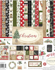 mpany Christmas Collection Kit Paper, Red/Green/Black/Tan, 12-X-12-Inch