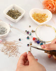 2800 Pieces Headpins for Making Jewelry Flat Head Pins Set 0.63 Inch 0.71 Inch 0.79 Inch 1.18 Inch Jewelry Making Head Pins Mix Beading Pins for DIY Jewelry Making (Multicolor)