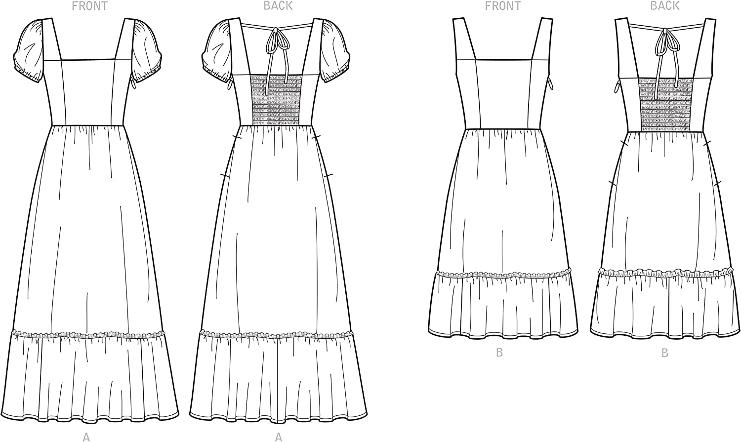 Misses' Dress Sewing Pattern Kit, Code N6692. Sizes 6-8-10-12-14-16-18