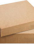 24 Pack Corrugated Cardboard Sheets 12X12, Flat Square Card Board Inserts for Packaging, DIY Crafts