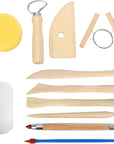 30Pcs Clay Tools, Pottery Tools and Clay Sculpting Tools for Adults, Pottery Kit, Polymer Clay and Air Dry Clay Tools for Ceramics & Pottery Clay, Pottery Tool Kit for Craft Supplies