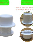 6 Sets Screw Replacement Rivets for Simply Large Tote Beach Bag Handles Straps Accessories Compatible for Strap Hole Diameter Not below 19.5Mm Beach Bag (White)