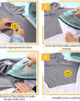 48 Pieces Smile Face Patch Cute Happy Face Patch Iron on Patch for Clothing Dress Jackets Jeans Hats Backpacks DIY Decorations (Bright Style)