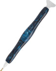 Premium Drill Pen, Comfortable Diamond Painting Pen, Diamond Art Accessories and Tools, 2 Pack, Frosted Red Velvet & Blue Licorice Swirl
