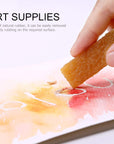 6Pcs Glue and Residue Eraser Rubber Cement Cleaner for Removing Adhesive and Residues from Paper Plastic and More