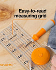 Sewing Ruler - 3" X 18" Acrylic Ruler - Sewing and Quilting Ruler with Gridlines - Arts and Craft Supplies - Clear