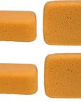 ® Multi-Purpose Jumbo Synthetic Silk Sponge Value Pack - 4 Large Sponges for Painting, Crafts, Grout, Cleaning & More - 7.5" X 5" X 2"