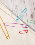 12 PCS Knitting Stitch Holder 6 Size Aluminum Yarn Stitch Holders Stitch Markers for Crocheting Practical Knitting Crochet Tools for Knitting Notions or Crochet