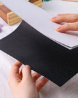 27 Sheets Black Glitter Cardstock Paper 8.5” X 11”, Sparkly Cardstock for DIY Art Project Scrapbook Party Decoration School Supplies Bulk, 92Lb/250Gsm