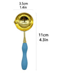 Wax Seal Spoon Vintage Brass Melting Spoon Wax Seal Warmer for Wax Seal Stamp Envelope Letter Art Craft
