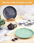 Kintsugi Repair Kit Gold, Kintsugi Kit Can Connect Broken Ceramic Pieces, Repair Significant Pottery with Ceramic Repair Kit, Kintsugi Repair Kit Is a Gift Set Suitable for Beginners.