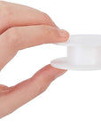 20 Pack Empty Spool, Plastic Ribbon Spools Wire Weaving Bobbins Empty Thread Spools Ribbon Chain Tape Spools White Spools for Embroidery Thread Yarn Ribbon Crafts Sewing 2.16X0.78Inch