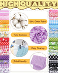 35 Pcs 100% Cotton Fabric Quilting Patchwork Fabric Fat Quarter for Sewing Quilting Squares Fabric Bundles Floral Printed Sewing Supplies for Quilting Patchwork (20 X 20 Inch)