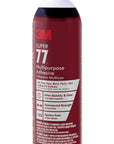 Super 77 Multipurpose Spray Adhesive, 13.8 Oz., Provides Secure Bond in 15 Seconds, Dries Clear, Ideal for Plastic, Glass, Paper, Fabric, Wood, Foam, Cardboard, Fiberglass & More (77-DSC)