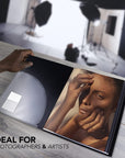 Original Art Profolio 18X24 Black Photo Album Book with 48 Pages - Protective Binder with Plastic Sleeves