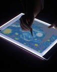 Diamond Painting A4 LED Light Pad Kit, LED Artcraft Tracing Light Table, Tools and Accessories Kit for Full Drill & Partial Drill 5D Diamond Painting