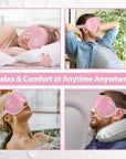 NEWGO Cooling Gel Cold Eye Mask - Pink