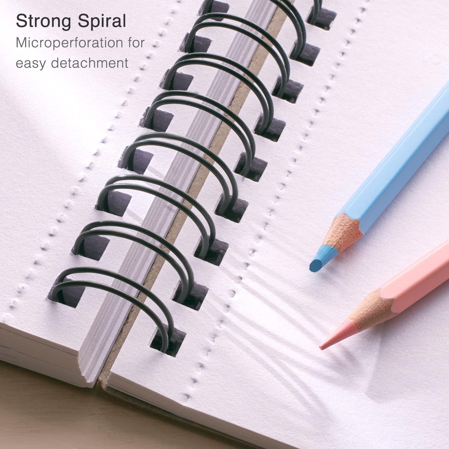 Premium Mixed Media Sketchbooks: Pack of 2 (120 Sheets), 9X12 Inches, 160 GSM, Spiral Bound Sketch Pads, Suitable for a Variety of Wet and Dry Media, Ideal for All Artists