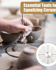 Ceramic Pottery Trimming Spinner Tools, 4.72In Potters Clay Tool Practical Pottery Wheel Trimmer Tool Rotary Disc Clay Spinner for Pottery Clay Artist