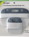 2PCS Scrapers,Xl Scraper,Craft Weeding Tools-Vinyl Weeder Basic Tool,Grey