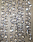 33/100FT Clear Acrylic Crystal Bead Garland Chandelier Hanging Wedding Supplies (33FT)