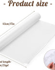 Tracing Paper Roll 17In X 25Yd, White Trace Paper Pattern Paper Translucent Tracing Paper for Sewing, Drawing, Sketching, Gift Wrapping