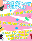 Wax Craft Sticks for Kids Bendable Sticky Yarn Molding Sculpting Sticks in 13 Colors with Plastic Storage Box for Handicraft DIY School Project Supplies (600 Pieces)