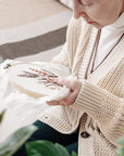 6 Pieces Embroidery Hoop Set Circle Cross Stitch Hoop Ring 4 Inch to 10 Inch for Embroidery and Cross Stitch