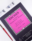 Aquarelle Watercolor Pad, Hot Pressed, 140Lb/300Gsm, 12 Sheet, 9X12 Inch, Watercolor Paper 100% Cotton