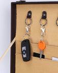 5 Set Key Chain Key Rings Metal Swivel Clasps Snap-On Keychain Ring Hook Spring Clip Snap Hook Lobster Clasp for Keys, Lanyards Jewelry Findings, round Edged