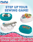 Pinpal Magnetic Pin Holder - Catch, Carry, Organize, Store Your Pins & Sewing Needles - Grab & Sew Pin Magnet for Sewing Pins - Magnetic Pin Dish - Sewing Notions & Supplies, Turquoise