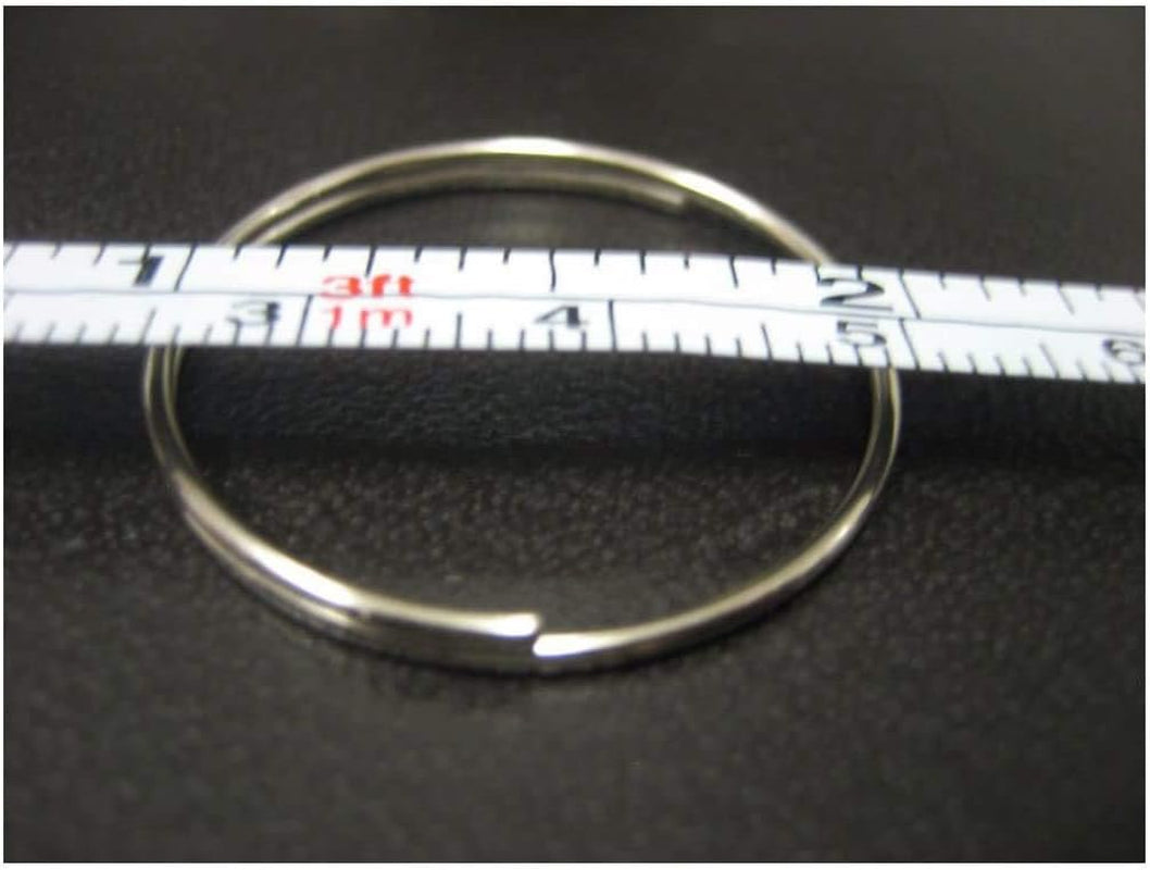 Lot 1000 Pc 1" Bulk Split Rings /Locksmith Give Away Keyrings / 1.1Mm X 28Mm/New