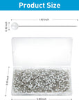 600 PCS Sewing Pins for Fabricwhite Straight Head Pinspush Pinsmap Pinscraft Positioning Pins Fixed Sewing Marker Needle for Crafting Dressmakerjewelry Diycraft and Sewing Wedding Flower Decorations