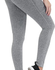 Anti-Nail Leggings for Women, Non-See-Through Yoga Pants with Phone Pockets, Tummy Control Full-Length/Capri Tights