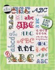 a Big Collection of Alphabets Book, Cross Stitch Alphabet Pattern Books, Cross Stitch Letters Bible, Alphabet Cross Stitch Kits, Cross Stitch Letter Patterns