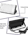 50W LED UV Screen Printing Light with Light Stand and Black Fabric, Cable Tie, Exposure Unit for Screen Printing and Cyanotypes