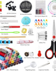 Large Sewing Kit for Adults, 235 Pcs Needle and Thread Kit with Basic Sewing Supplies and Accessories for Travel Small Fixes, Emergency Repairs, Hand Sewing, Beginners, Starter