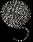 33/100FT Clear Acrylic Crystal Bead Garland Chandelier Hanging Wedding Supplies (33FT)