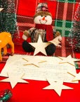 20Pcs Wooden Stars for Craft Blank Unfinished Wooden Stars Ornaments Wooden Star for Writing and Painting for Christmas Festival Decor