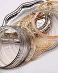 Jewelry Memory Wire Stainless Steel Craft Wire for Jewelry Making Necklace Bracelet Ring Earring Crafts Supplies DIY Jewelry Making Wire (6 Colors*4 Yards, 320 Coils)