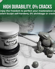 Apoxie Sculpt - 2 Part Modeling Compound (A & B) - 1 Pound, White/Stone White