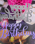4 Set Die Cuts for Card Making, Happy Birthday Cutting Dies Card Making Supplies DIY Die Cutters Card Making Die Stencils for Scrapbooking