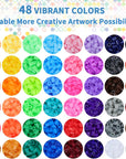 25000 Mini Fuse Beads Kit, 2.6Mm Beads, Tiny Melty Beads in 48 Colors for Boys and Girls, Fuse Beads Set with 4 Pegboards, 3 Tweezers, 3 Ironing Paper for Arts, Crafts & Gifts