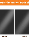 Black Shimmer Cardstock 100 Sheets - 8.5" X 11" Heavyweight 80Lb Double-Sided Shimmer Card Stock Paper for Crafts DIY Making Cards Invitations