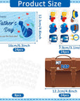 24 Pack Father'S Day Card Making Kits DIY Handmade Greeting Cards Set with Envelope and Stickers Happy Father'S Day Make Your Own Crafts Gifts for Dad School Preschool Classroom Home