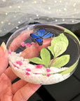 8 Pack Deep Coaster Molds, Square round Coaster Resin Molds, Small Coaster Silicone Molds for Resin Casting, for Flower Bouquet Preservation