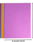 Colored Cardstock - 8.5 X 11 Inch / 70 Sheets / 7 Colors Paper 65Ib 180G UAP01