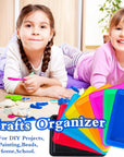 10 Pack Plastic Art Trays,8 Colors Activity Trays Sensory Tray,Sand Tray Serving Trays,Art Trays for Kids,Crafts Organizer,Diy Projects,Painting,Beads,Home,School