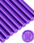 Sealing Wax Rod Sparkles Blood Red for Standard Size Glue Gun - Pack of 12